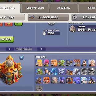 🔥TH 16 NEAR MAX🔥BK 70 AQ 72 MP 54 GW 55 RC 30 || NAME CHANGE 500 || BUILDER HALL 10 || PIXEL LEGENDARY SKIN - Image 3