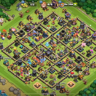 🔥GERMANY LOCAL💎 RATHAUS TH 18 [] 2500 LIGA-MEDAILLE - 100-100-81-75-50 HELDEN - 2000 EDELSTEINE - 32 AUSRUSTUNG - Image 1