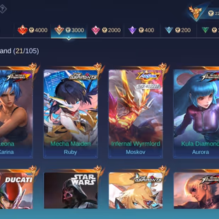 BIG DISCOUNT- MEGA-3  | LEGEND-2 || GRAND-21 || EXQUISITE-18 || ZODIAC-10|| SKIN-565 || HEROS ALL ||  - Image 5