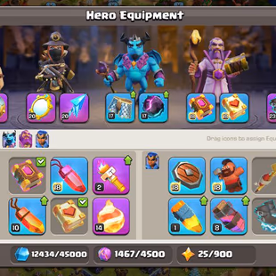 213 🔥 super cheap | child id | th15 full max 🔥 good equipment | 500 cwl madel | heros-90-90-70-65-40 | full max troops - Image 8