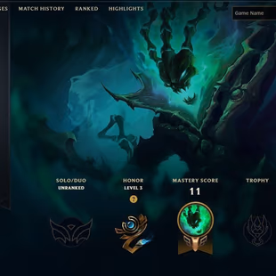 EUW - Unranked - 9 Skin - Level 10 - OE 260 - BE 5591 - RP 25 - Champion 26 - 8 month xp boost - Code1458 - Image 3