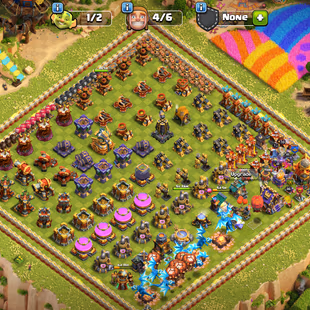 Th16 Almost Max | Hero-86-95-70-45 | Equipment-10-Epic Almost Max | XP- 200 | Defence Wall Max | NC-Yes | BEST-DEAL  - Image 1