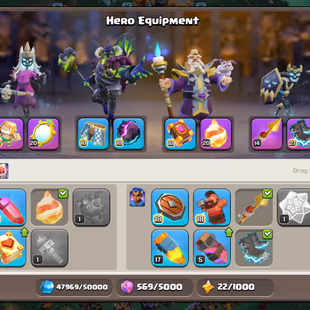 Th18 | Hero-90-96-80-42-15 | [Blacksmith [9-Epic Almost Max] | Defence Almost Max | XP-243 | NC-Yes | BEST-DEAL - Image 6