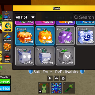 Blox Fruits Account Lv.1053 | PERM KITSUNE + PERM T-REX + PERM PORTAL | DARK BLADE | Mammoth, Buddha, Gravity | Kitsune  - Image 8