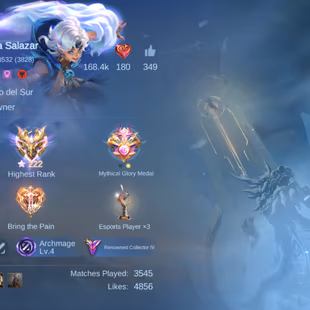 PL207|Lvl 66|RENOWNED CC 4|ALL EMBLEM MAX|2100 DIAMOND|66 HIGH WR|EX IMMO 222|189 SKIN|2 SANRIO(CHANGE,FLORYN)|2 COLLEC - Image 2