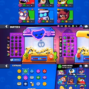 🌟81K TROPHY|2019 ID|🌟41 MAX|40 HYPER|12 BUFFIES|8 LEGENDARY OLD BRAWL PASS SKINS|325 SKINS|98 RARE SKINS|107 EPIC|ROBO - Image 3