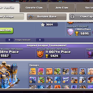 🔥CRAFT STATION MAXED🔥[TH18] MAX || DEF/HERO/WALLS MAX || PROFILE FULLY MAX || 12 EPIC EQUIPMENT MAX || B.APRENTICE MAX - Image 4