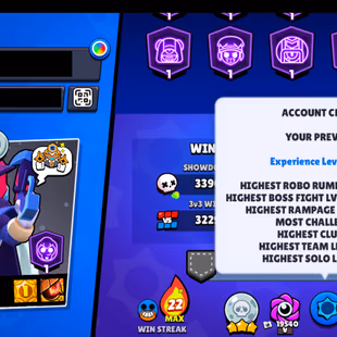 290 SKINS | 59.100 TROPHIES | 101 BRAWLERS | 19 HYPERCHARGE | 24 MAX | 25 PRESTIGE | 15 BUFFIES - Image 7