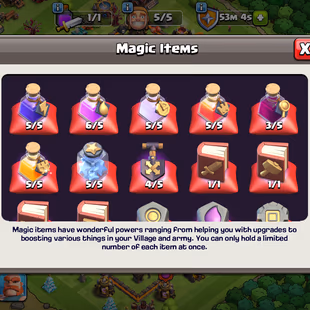 🔥TH10 MAXED[NOTHING LEFT TO UPGRADE]-7X EPIC EQUIPMENT-2X SCENERY-1X AQ SKIN-77 CWL MEDALS-FREE NC- LOTS OF MAGIC ITEMS - Image 5