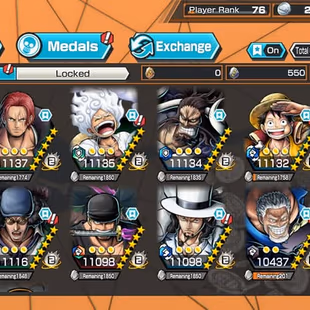 [4145] [IOS+ANDROID] 15 EX - HB 62 - Garp + Saturn + 3 Shanks + Luffy Blue + Lucci + Roger + Whitebeard + Akainu + Luffy - Image 3
