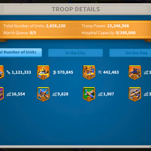  16 Commanders   - 67 Passport - 4 Farm - 2 Skin Houses - 14k Gems - Image 3