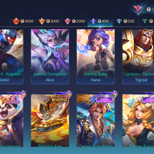 PL621|Lvl 56|EXALTED II|ALL EMBLEM MAX|363 SKIN|FRANCO LEGEND|GOJO JJK|2 ASPIRANTS(FANNY,LESLEY)|NOLAN 11.11|LEOMORD DUC - Image 7