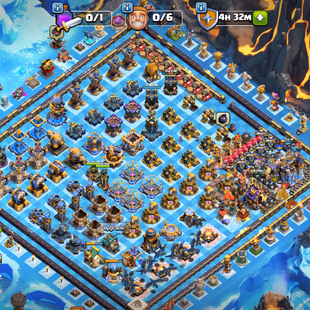 🔥RAREST DARKNES WARDEN SKIN🔥[TH18] MAX DEFENCE || 5 HERO MAX NEW HERO LVL 15 || SOLID EPIC EQUIPMENT || HIGH PROFILE - Image 1