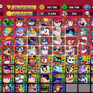 FURIOUS FANG | 311 SKINS | 62.000 TROPHY | 99 BRAWLERS | 41 HYPERCHARGED | 49 MAXED BRAWLERS | 9 BUFFIES - Image 4