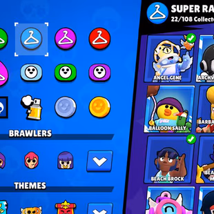 14k Trophies, 65 Brawlers, 4 Legendaries, 9 11 Strength, 3 Hyper, 12k Blings, 153 Gems, 90 Skins, Description - Image 6