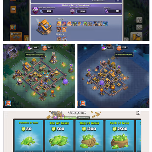 [EE83] SOUND OF THE CLASH SCENERY FULL SET[TH18 MAX] 6HERO/LAB/DEF MAX | B.HUT MAX | INGAME ALL ITEMS DISCOUNT AVAILABLE - Image 6