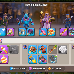Th18 Almost Max | Hero-105-105-80-55 | Equipment-8-Epic Max | XP-233 | Defence Wall Max | NC-Yes | BEST-DEAL - Image 6