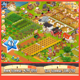 🌾Level 42 | Coin:10.200.000 | Barn:1050 Silo:750 | Instant Delivery | 📸Matches Pictures - Image 2
