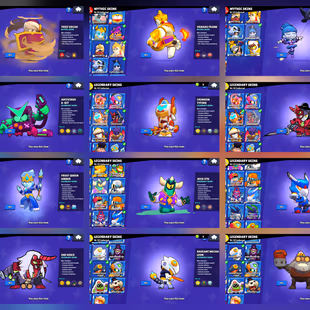 🔥18x Buffies | 55K Trophy 🔥All Brawler | 50x Max [74x Hypercharge] NC Free | 340x Skins | 13x Prestige | 22k Blings - Image 7