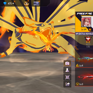 X135|Lvl 64|KYUBII EMOTE|114 COSTUME(7 MYTHIC)191 WEAPON(5 EVO+26 MYTHIC)|DESTINY XM8 LVL 4|CYCLONE PARAFAL LVL 4|SCORPI - Image 1