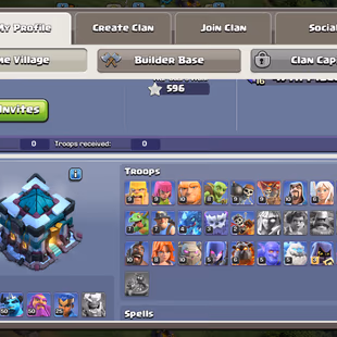 Th13 Full Max [2200-CWL Medel] | Hero-75-75-50-25 | Equipment-13-Epic Almost Max | XP-125 | Defence Max | NC-Yes | BEST- - Image 3