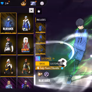 X171|Lvl 63|67 CHARACTER MAX|2 BLUE LOCK BUNDLE|162 COSTUME(14 MYTHIC)|240 WEAPON(35 MYTHIC)|NETHERWOLD M4A1|COBRA FIST| - Image 6