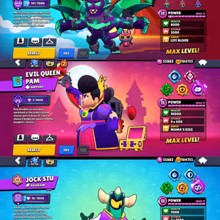 ✨ 96.912 TROPHY 💖 | 101/101 BRAWLERS | 101 MAXED BRAWLERS | 480 SKINS | XP 258 | FULL MAIL ACCESS | HYPERCHARGED 100 - Image 4