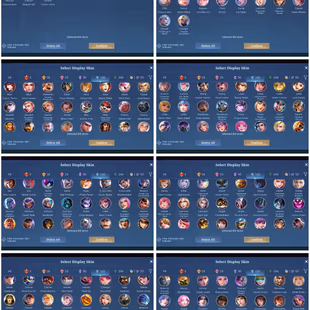 [IOS/ANDROID] CEL LVL 135 | 132 HEROES | 593 SKINS | MEGA 2 | COLLAB | 3 LEGEND - KOF CHOU GUSION PAQUITO - CHOU THUNDER - Image 4