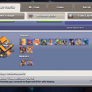 TH17 Max Heroes Account | King 100 | Queen 100 | Warden 75 | RC 50 | Max Defence  - Image 7