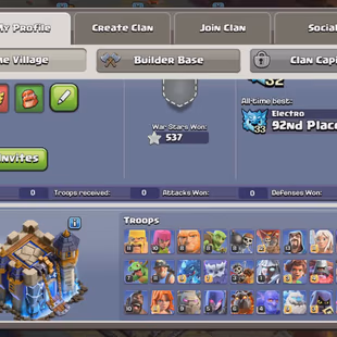 405🔥TH18 ALMOST MSX🔥[HERO-100-105-80-80-55-8 ] MAIN DEFENCE MAX | GOOD EPIC EQUIPMENT | NC 500 | BH10 | FULL ACCESS - Image 6