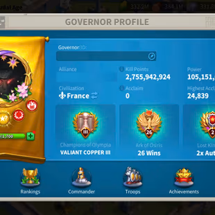 14 Commanders - 17 Passport - 1M6 Credits - 224 Gold Heads - 2 Farm - 1 Skin Houses - Image 2