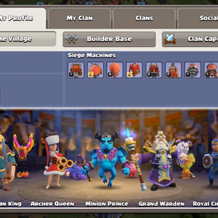 EE35 🌟TH18 NEAR MAX🔥 || 8 EPIC MAX || 4 HERO/WALLS/PETS/MAIN DEF MAX || BB MAX || RENAME 500 GEMS || CHEAP - Image 6