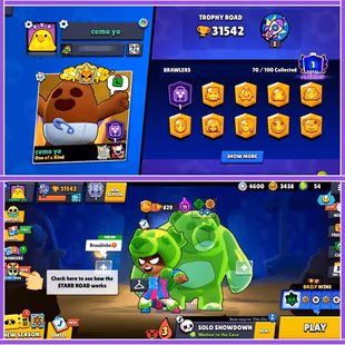 31542 Trophies 💎 70 Brawlers 💎 19 Hypercharged | 154 Skins | 182 Pins | 223 Icons | Cheap Price | Instant Delivery - Image 3