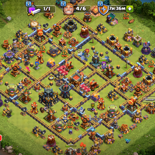 🌟BEST OFFER🌟LEAGUE WARDEN SKIN | TH 17 RED DEFENCE | HEROS 70/71/44/52/36 | NC-500 | FB-26 SB-23 MM-20 RS-20 FA-20 XP- - Image 2