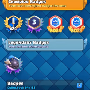 🌟 GT 100 & 2x CRL 20 WIN EMOTES 💎 GLOBAL TOURNAMENT RANKS 24 117 153 357 KT 15 2 HEROES & 8 EVOLUTIONS 10000 TROPHIES  - Image 8