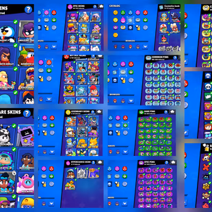 18x PRESTIGE | 23X TITLE | 47.1K Trophy | 87/13x Max Brawler [45x Hypercharge] 245x Skins | 12K Blings | Instant Deliver - Image 5