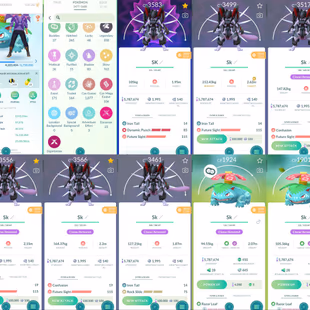 [G303] 2x CLONE VENASAUR (TRADABLE) RARE I 6x ARMOUR MEWTWO (TRADABLE) RARE I LEVEL 68 STACKED ACCOUNT I 763 SHINY I 358 - Image 1