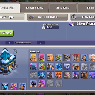 FREE NC | TH13 FULLY MAX | 15X EPIC EQUIPMENT | NOTHING LEFT | 134-XP | 6X BUILDER | HERO-75-75-50-50-25 | BEST DEAL - Image 5