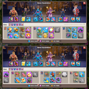 🔥10.8K GEMS🔥TH-18 ALMOST MAX! XP-229! RS[MAX] GG[23L] SB[26L] FB[20L] EB[26L]! HEROES:-105-105-71-80-55-2! BEST DEAL - Image 5