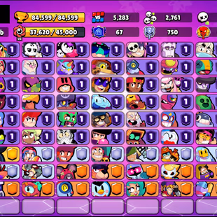 339 SKINS | 84.600 TROPHIES | 101 BRAWLERS | 39 HYPERCHARGE | 47 MAX | 67 PRESTIGE | 9 BUFFIES - Image 3