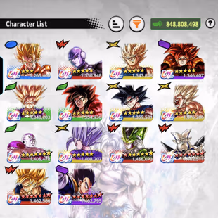 D958-Supper Vip Account-848 Millions Power+14 ULTRA+73 Legends Limited+Good Zenkai+Many Good Team+Vip Equipment+Strong - Image 1