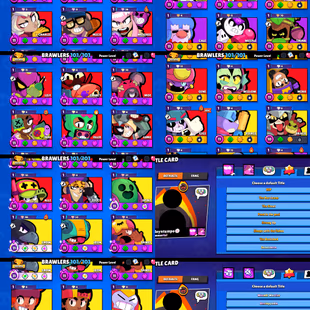 102k TROPHIES 🌟 FURIOUS FANG 🌟 83 MAX POWER BRAWLER | 101 BRAWLER UNLOCK | 74 HYPERCHARGE | 443 SKINS | INSTANT  - Image 4