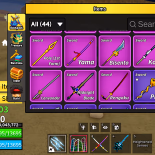 Blox Fruits Lv.2600 MAX | Ghoul V3 | Dark Blade + Cursed Dual Katana + Tushita + Yama | Electric Claw | Skull Guitar | 4 - Image 4