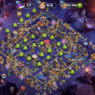 Th18 Almost Max [Cosmic] | [4-Hero Max] | [12-Epic  Almost Max | Defence Wall Max | XP-243 | NC-Yes | BEST-DEAL - Image 1