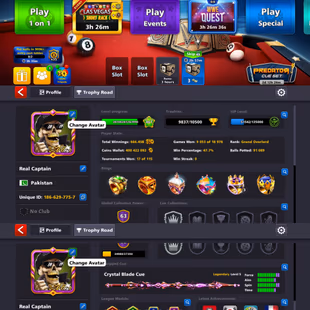 LEVEL 461 🌟 20/20 LEGENDARY CUES OPEN 🌟 400 MILLION COINS || OLD COLLECTION || RENAME AVAILABLE || INSTANT DELIVERY - Image 1