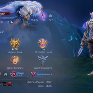 Mhythic Glory Skin - Exalted Collector - Gusion Skins - Image 1