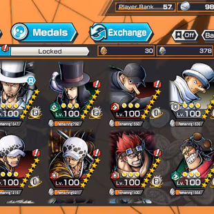 BR653-IOS+Android-Hyber 74+11 Ex(Gear 5 v2+Garp+Kuzan Skin+Shank v4 Skin+Lucci+Roger+Kaido)+Good Medal+Support 166+BF - Image 7