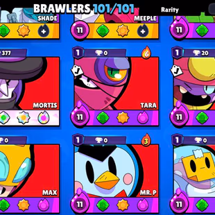 95.5K TROPHIES-94 MAX BRAWLERS-101 BRAWLERS -83 HYPERCHARGED-464 SKINS-Virus 8 BIT-MANY LEGENDARY SKIN - Image 8