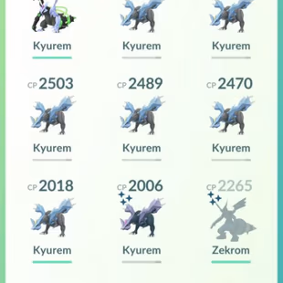 🔥LEVEL 50 💎 SHINY LEGENDARY FUSED KYUREM BLACK [] 10 SHINY [] 9 LEGENDARY [] RENAME AVAILABLE  - Image 6