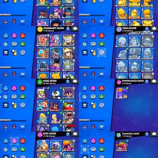 [DG-27] RARE SKIN ACCT 25K-TROPHIES 63-BRAWLERS 5-HYPERCHARGED 2-MAXPOWER 322-GEMS RENAME-90 75-SKINS INSTANT DELIVERY  - Image 4